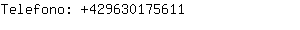 Telefono: 42963017....