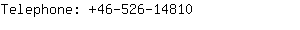 Telephone: 46-526-1....