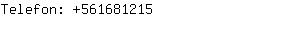 Telefon: 56168....