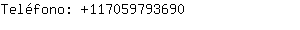 Teléfono: 11705979....
