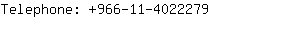 Telephone: 966-11-402....