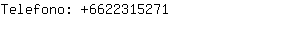 Telefono: 662231....