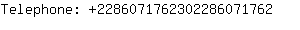 Telephone: 228607176230228607....