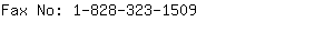 Fax No: 1-828-323-....