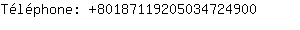 Tlphone: 8018711920503472....