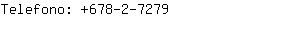 Telefono: 678-2-....