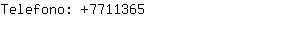 Telefono: 771....