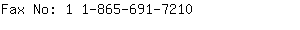 Fax No: 1 1-865-691-....