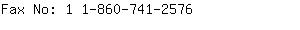 Fax No: 1 1-860-741-....