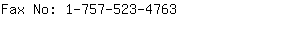 Fax No: 1-757-523-....