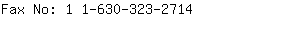 Fax No: 1 1-630-323-....