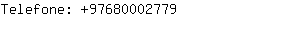 Telefone: 9768000....