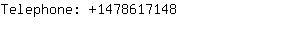 Telephone: 147861....