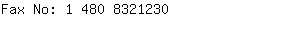 Fax No: 1 480 832....