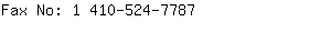 Fax No: 1 410-524-....