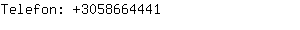 Telefon: 3058664441001800447....
