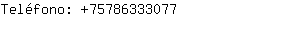 Teléfono: 7578633....