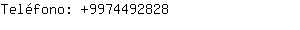 Teléfono: 997449....