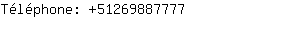 Téléphone: 5126988....