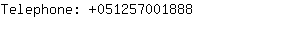 Telephone: 05125700....
