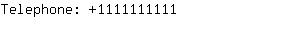 Telephone: 111111....