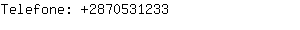 Telefone: 287053....