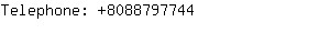 Telephone: 808879....