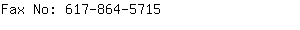 Fax No: 617-864-....