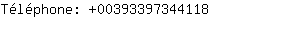 Tlphone: 0039339734....