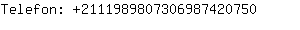 Telefon: 211198980730698742....