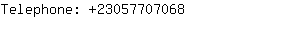 Telephone: 2305770....