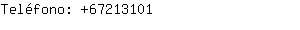 Teléfono: 6721....