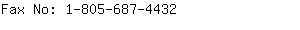 Fax No: 1-805-687-....