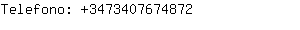 Telefono: 347340767....