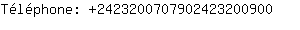 Tlphone: 242320070790242320....