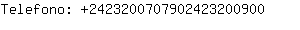 Telefono: 242320070790242320....