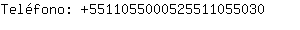 Telfono: 551105500052551105....