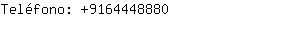 Teléfono: 916444....