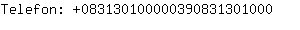 Telefon: 08313010000039083130....