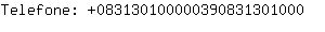 Telefone: 08313010000039083130....