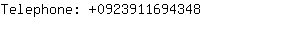 Telephone: 092391169....