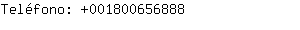 Teléfono: 00180065....