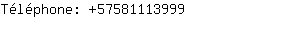 Téléphone: 5758111....