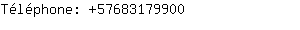 Téléphone: 5768317....