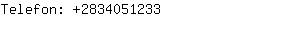 Telefon: 283405....