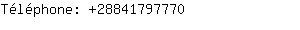 Téléphone: 2884179....