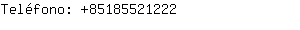 Teléfono: 8518552....