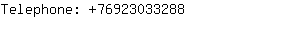 Telephone: 7692303....
