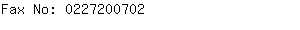 Fax No: 022720....