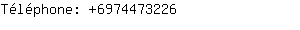 Téléphone: 697447....